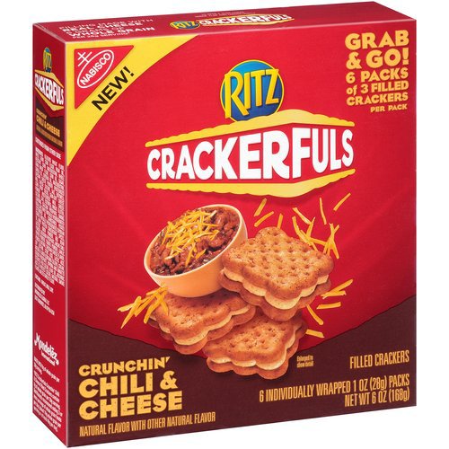 Ritz Crackerfuls Crunchin' Chili & Cheese Crackers Shop Snacks