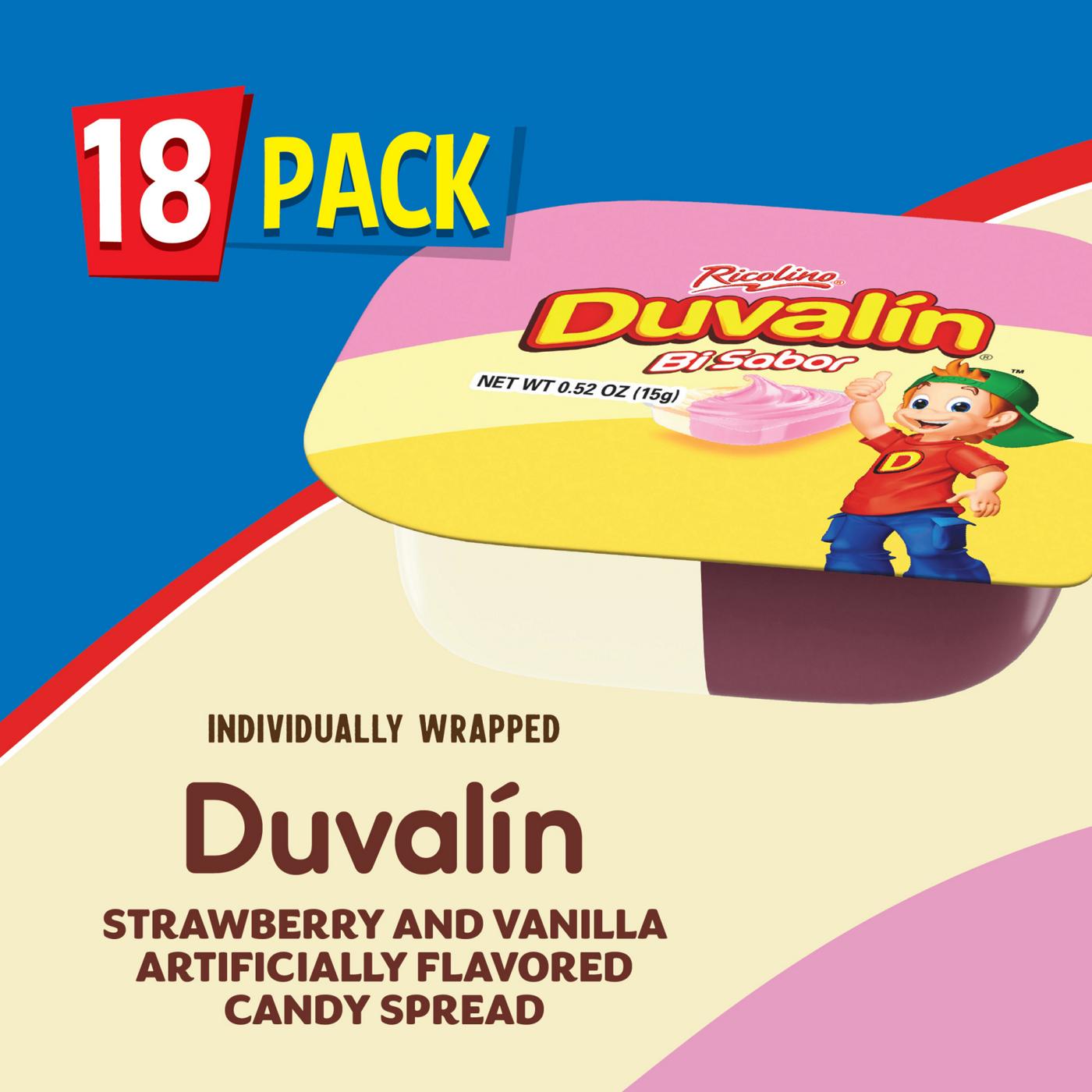 Ricolino Duvalin Strawberry & Vanilla Spread; image 2 of 6