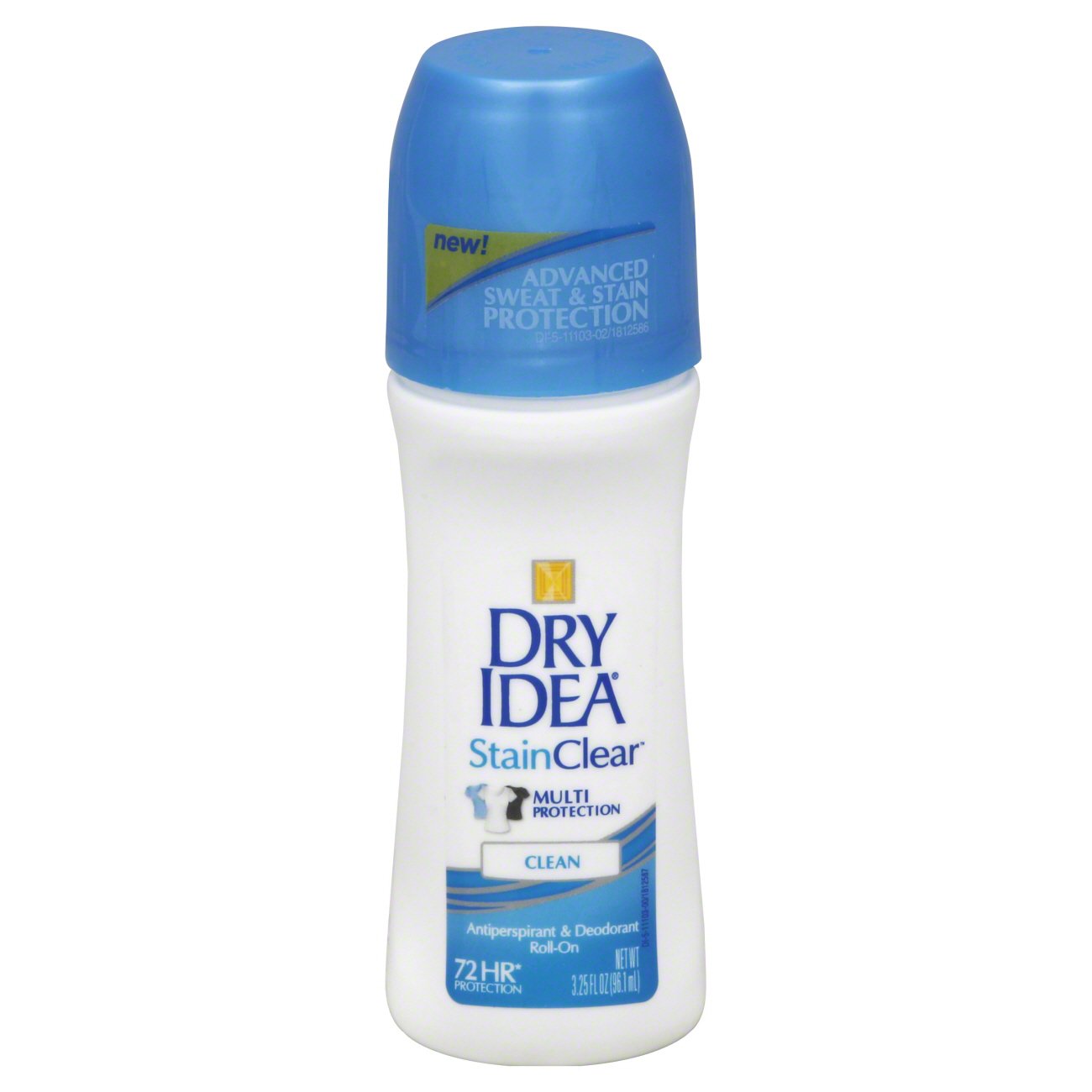 Dry Idea Stain Clear Roll On Clean Multi Protection Antiperspirant
