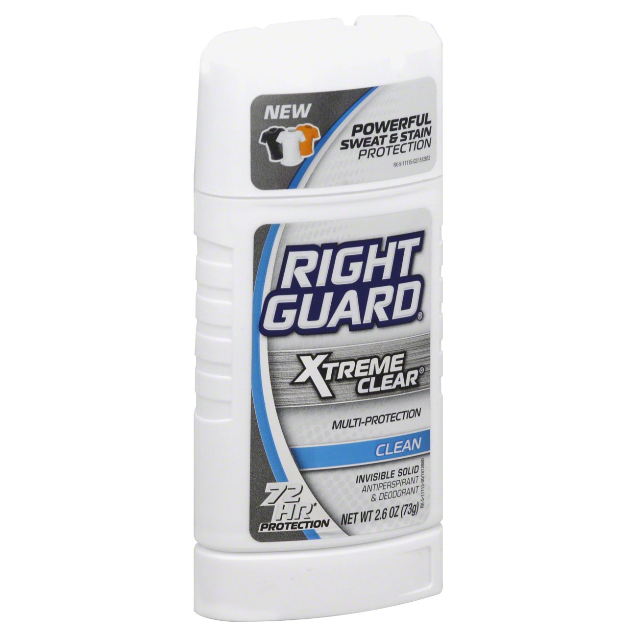 Right Guard Xtreme Clear Invisible Solid Clean Antiperspirant