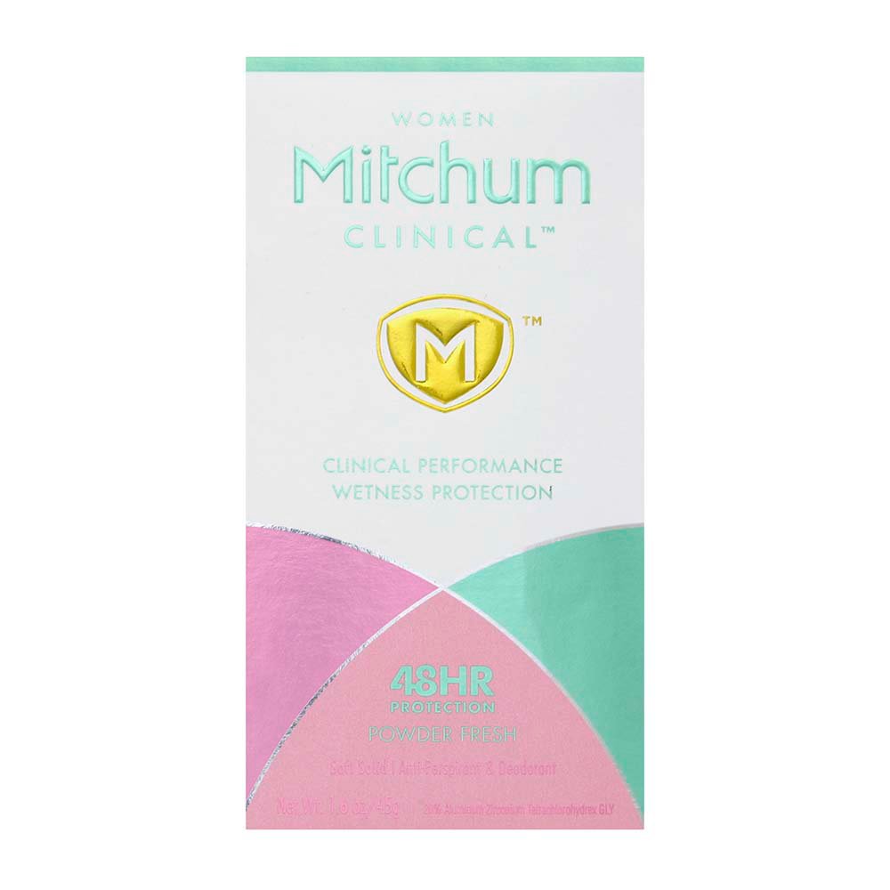Mitchum For Women Clinical Soft Solid Powder Fresh Antiperspirant & Deodorant Shop Bath & Skin