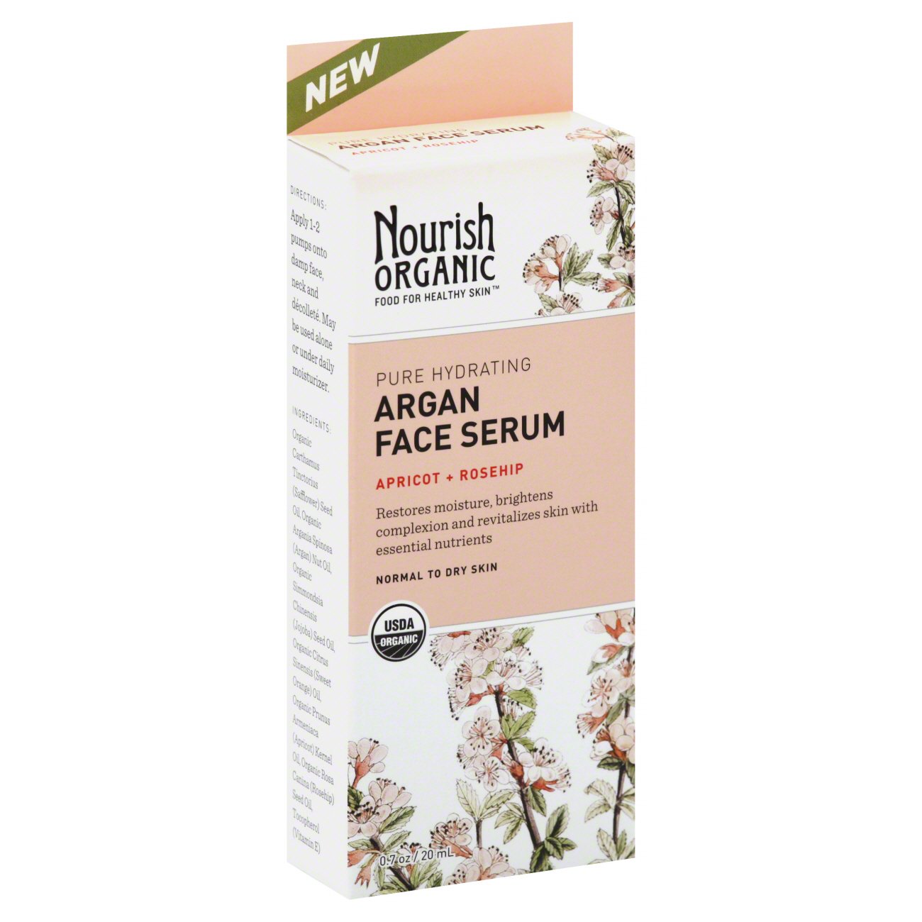 Nourish Organic Nourish Organic Pure Hydrating Argan Face Serum Shop