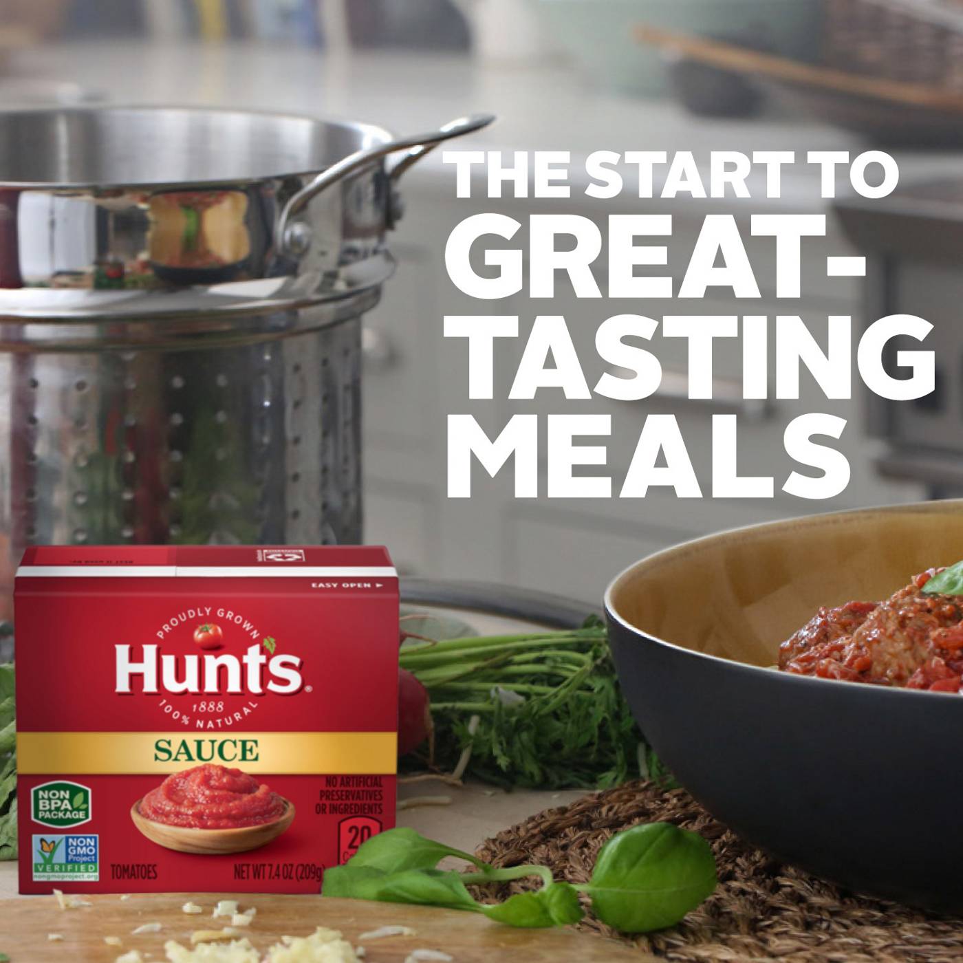 Hunt's Tomato Sauce Carton Shop Tomatoes at HEB