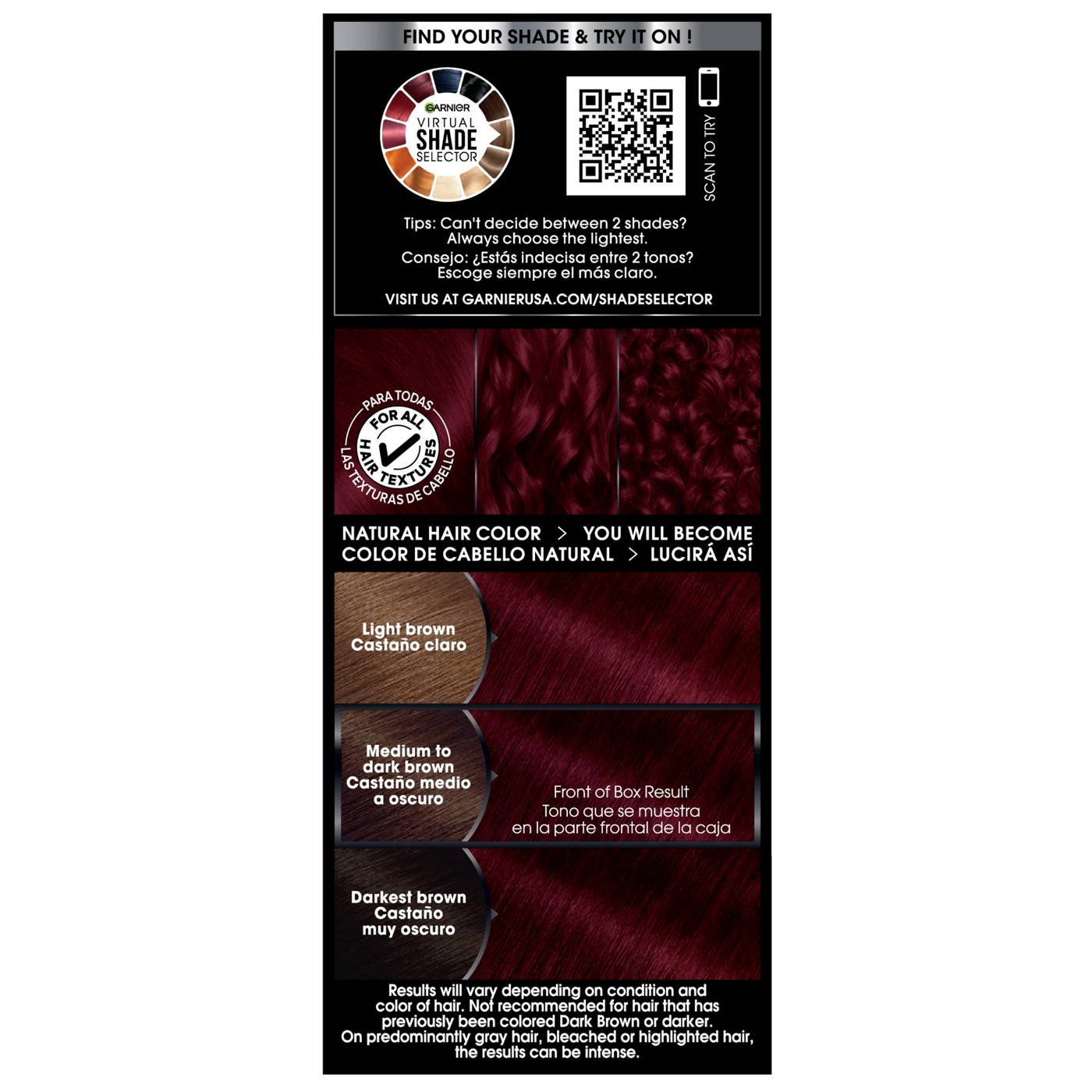 Garnier Olia Oil Powered Ammonia Free Permanent Hair Color 4.62 Dark Garnet Red; image 9 of 11