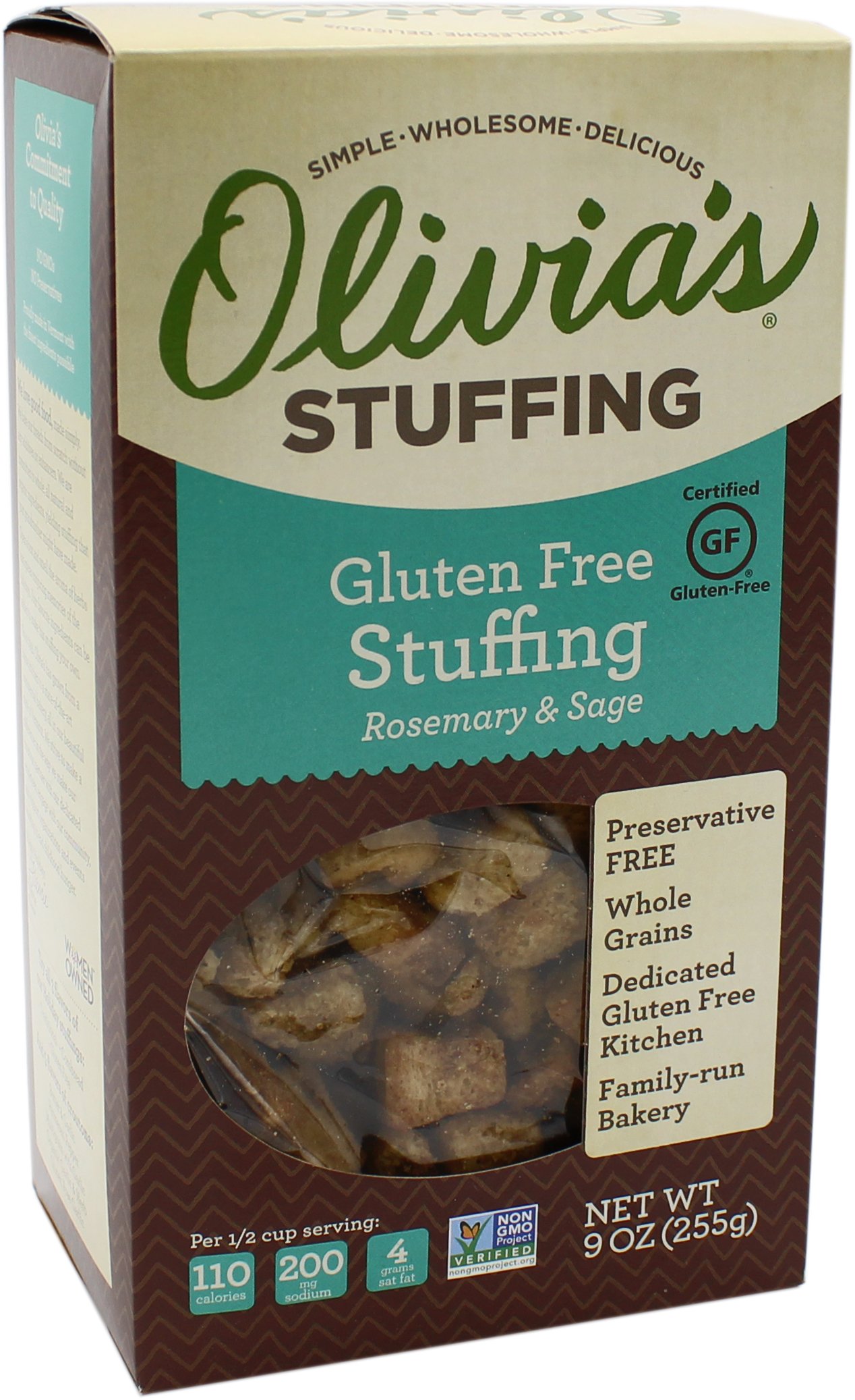 Olivias Gluten Free Rosemary And Sage Stuffing Mix Shop Pantry Meals At H E B