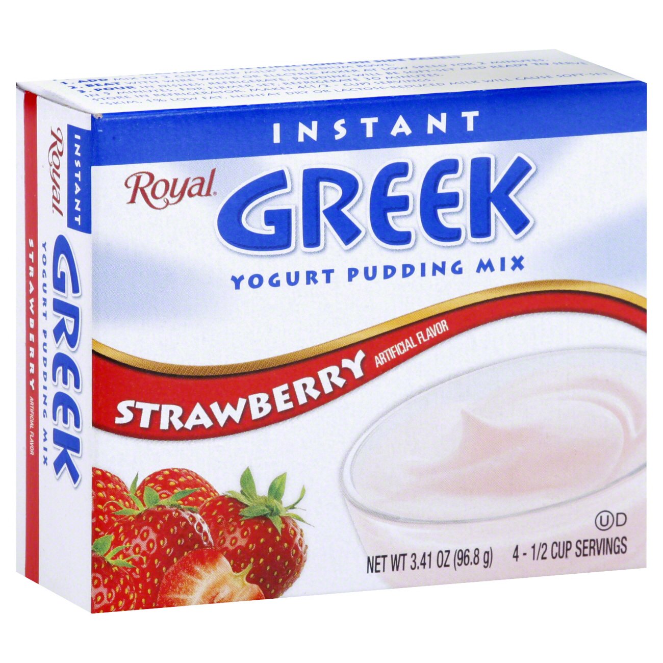 Royal Instant Strawberry Greek Yogurt Pudding Shop Pudding & Gelatin