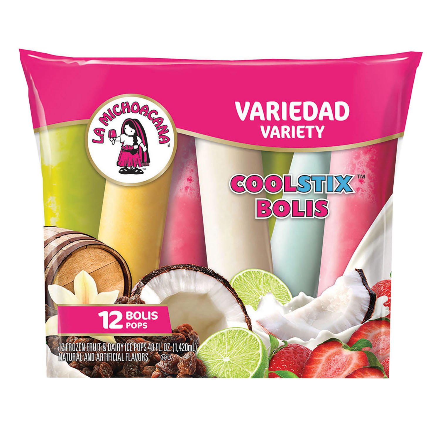 La Michoacana Coolstix Variety Bag - Shop Ice Cream At H-e-b