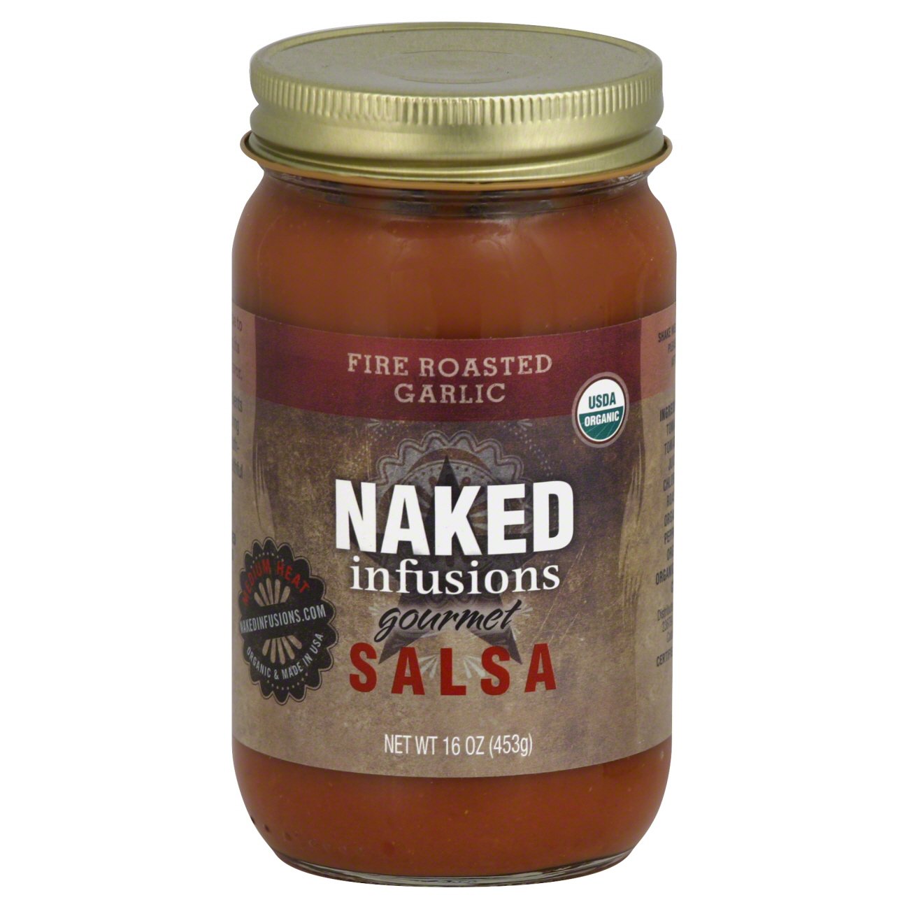 Naked Infusions Fire Roasted Garlic Salsa Shop Salsa Dip At H E B