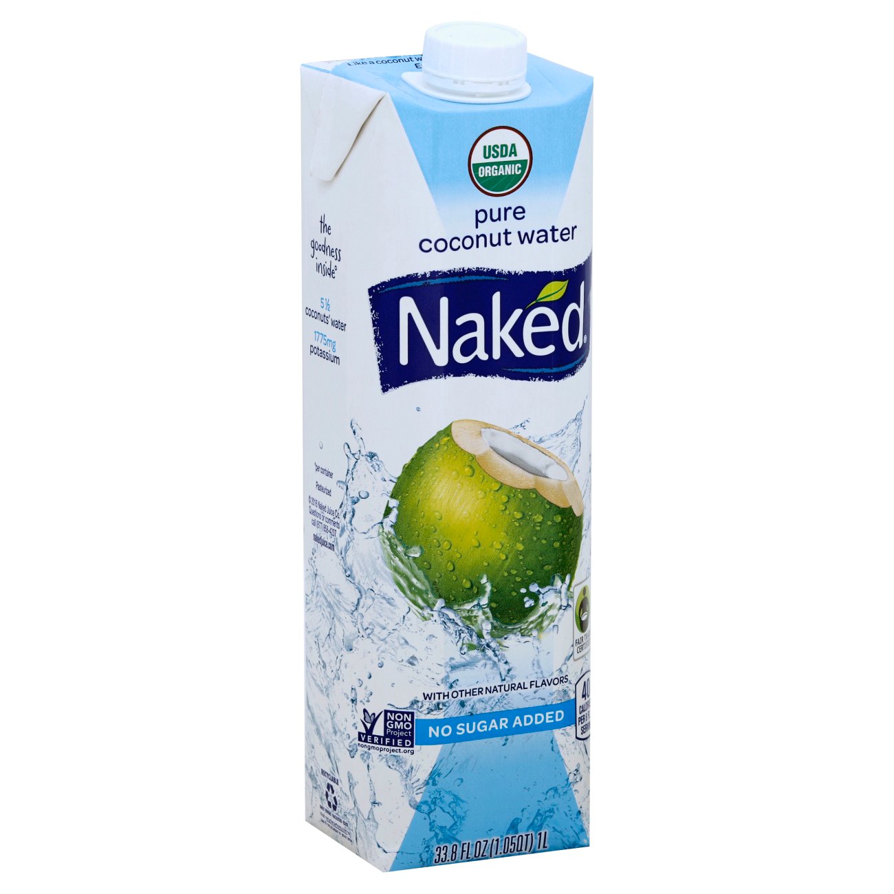 Naked Pure Coconut Water Shop Coconut Water At H E B