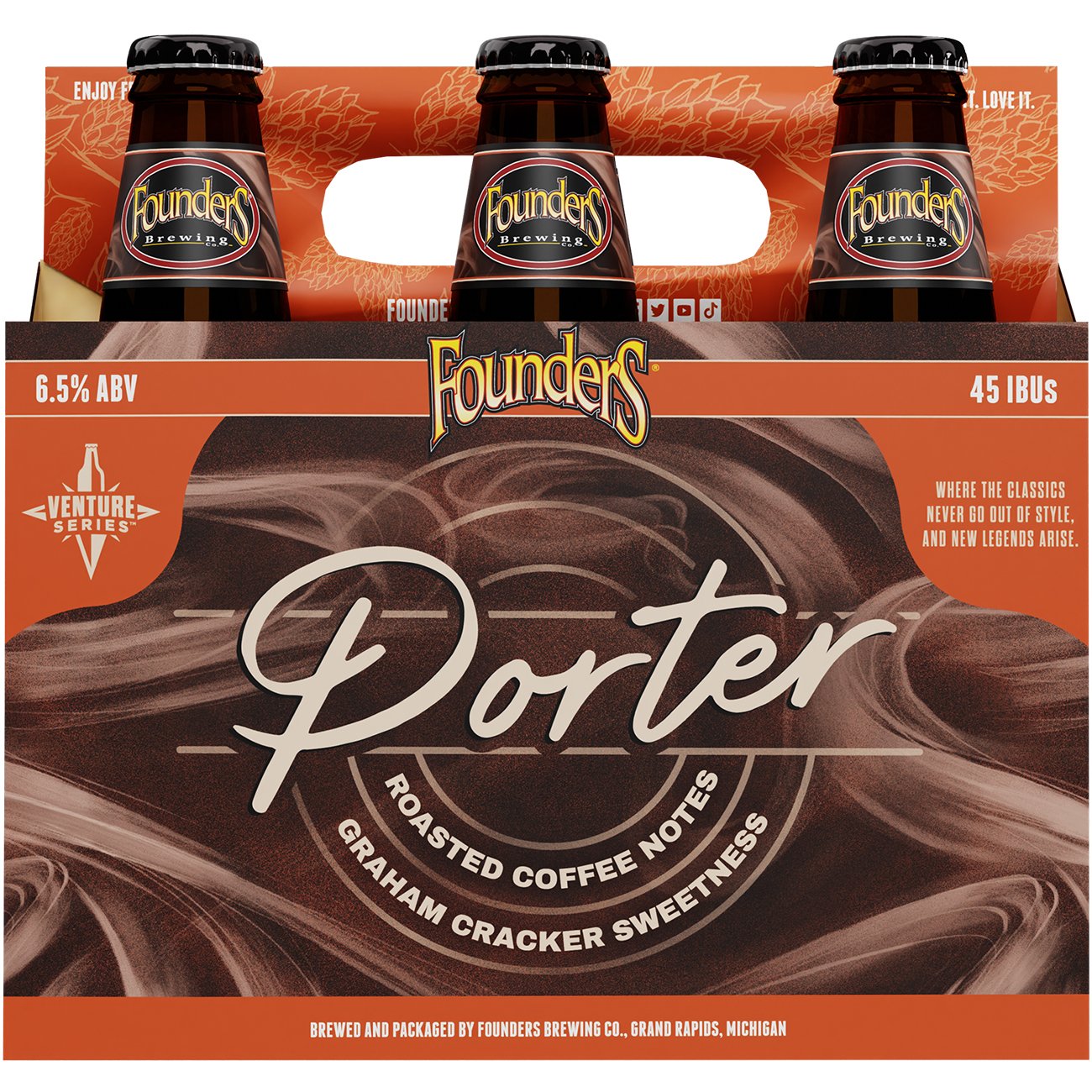 Founders Porter Beer 6 pk Bottles Shop Beer at HEB