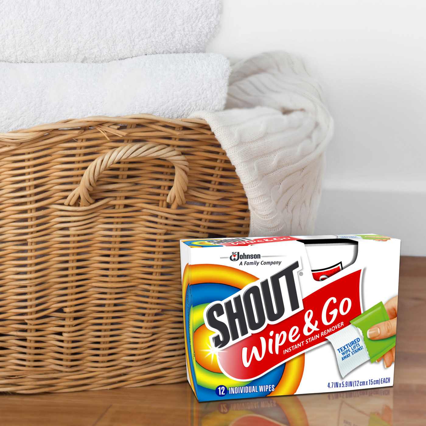 Shout Wipe & Go Instant Stain Remover Wipes; image 3 of 9