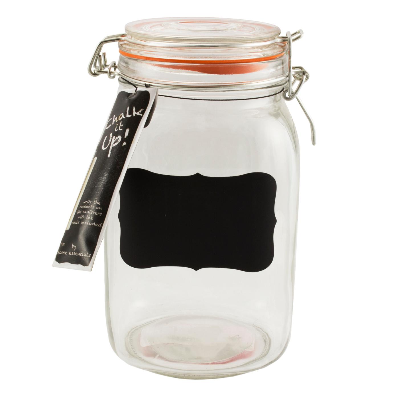 Home Essentials & Beyond Chalk It Up Dot 50 oz Bail & Trigger Canister; image 1 of 2