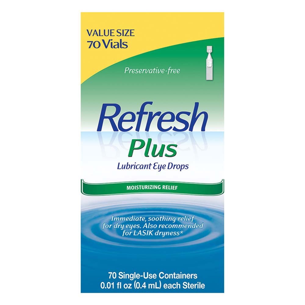 Refresh Plus Lubricant Eye Drops Shop Eye drops & lubricants at HEB