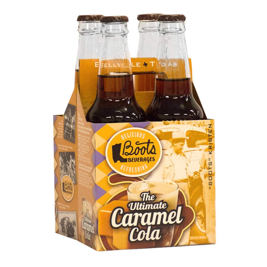 Boots Beverages The Ultimate Caramel Cola 12 oz Bottles Shop Soda at HEB