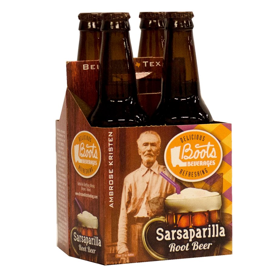 Boots Beverages Sarsaparilla Root Beer 12 oz Bottles Shop Soda at HEB