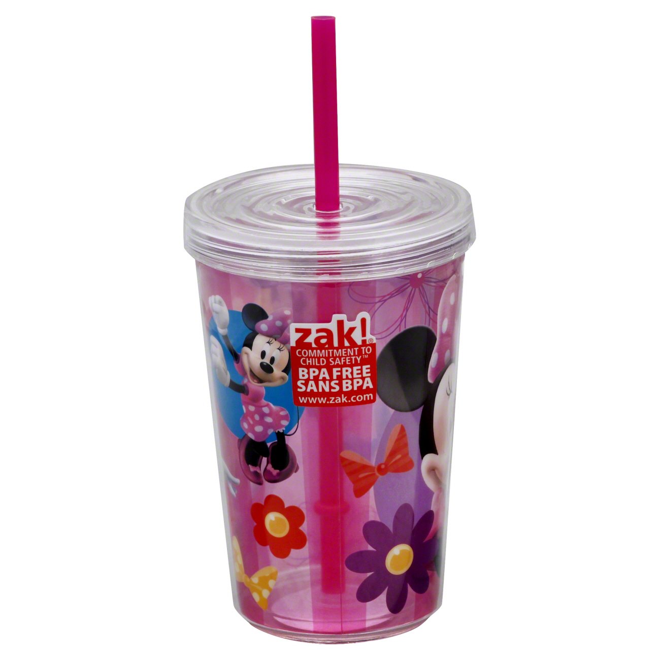 Zak! Designs Minnie Mouse Insulated Tumbler with Straw - Shop Cups at H-E-B