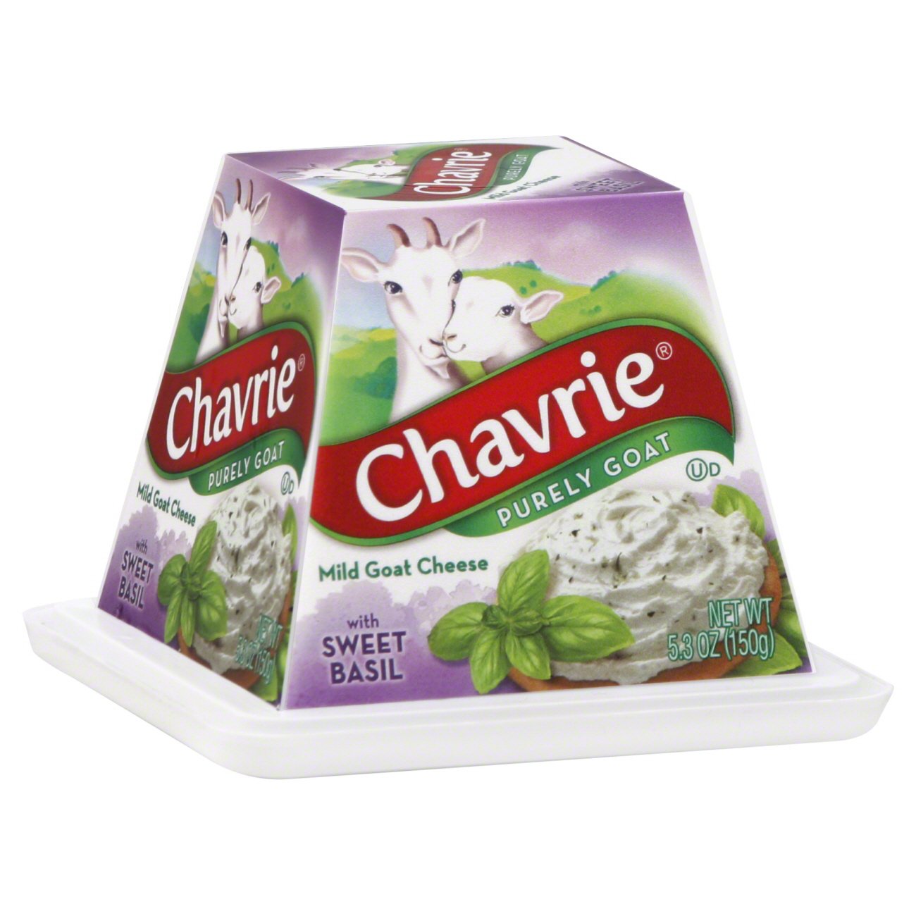 Chavrie Mild Goat Cheese with Sweet Basil Shop at HEB