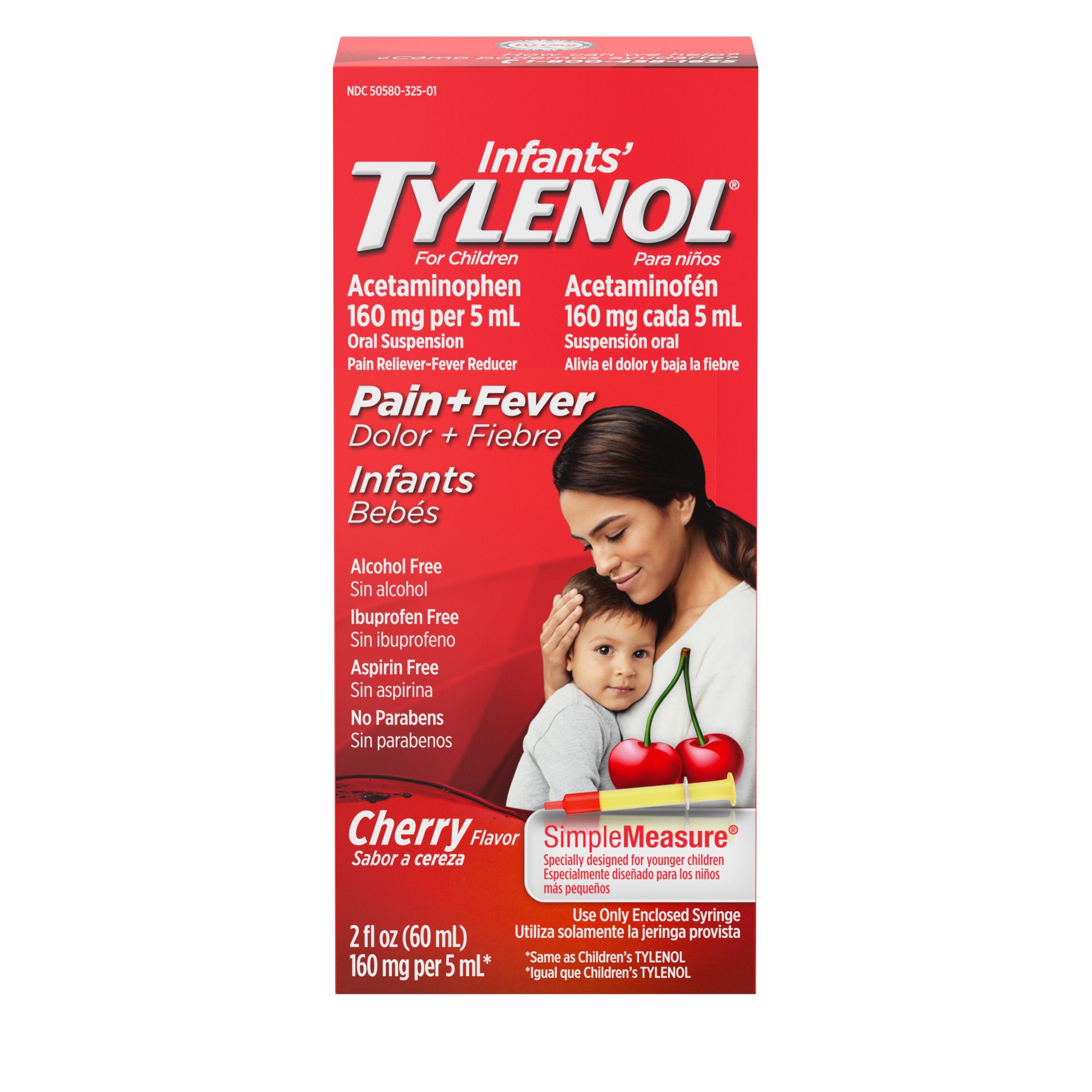 Infant's Tylenol Oral Suspension, Cherry Shop Pain Relievers at HEB
