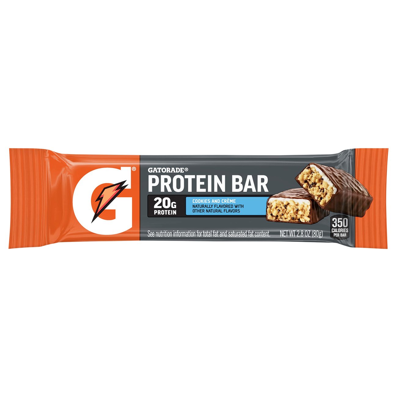 Gatorade Recover Cookies & Creme Whey Protein Bar Shop Diet & Fitness