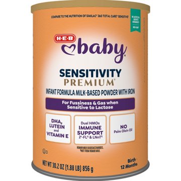 H-E-B Baby Milk-Based Powder Infant Formula - Lactose Sensitive
