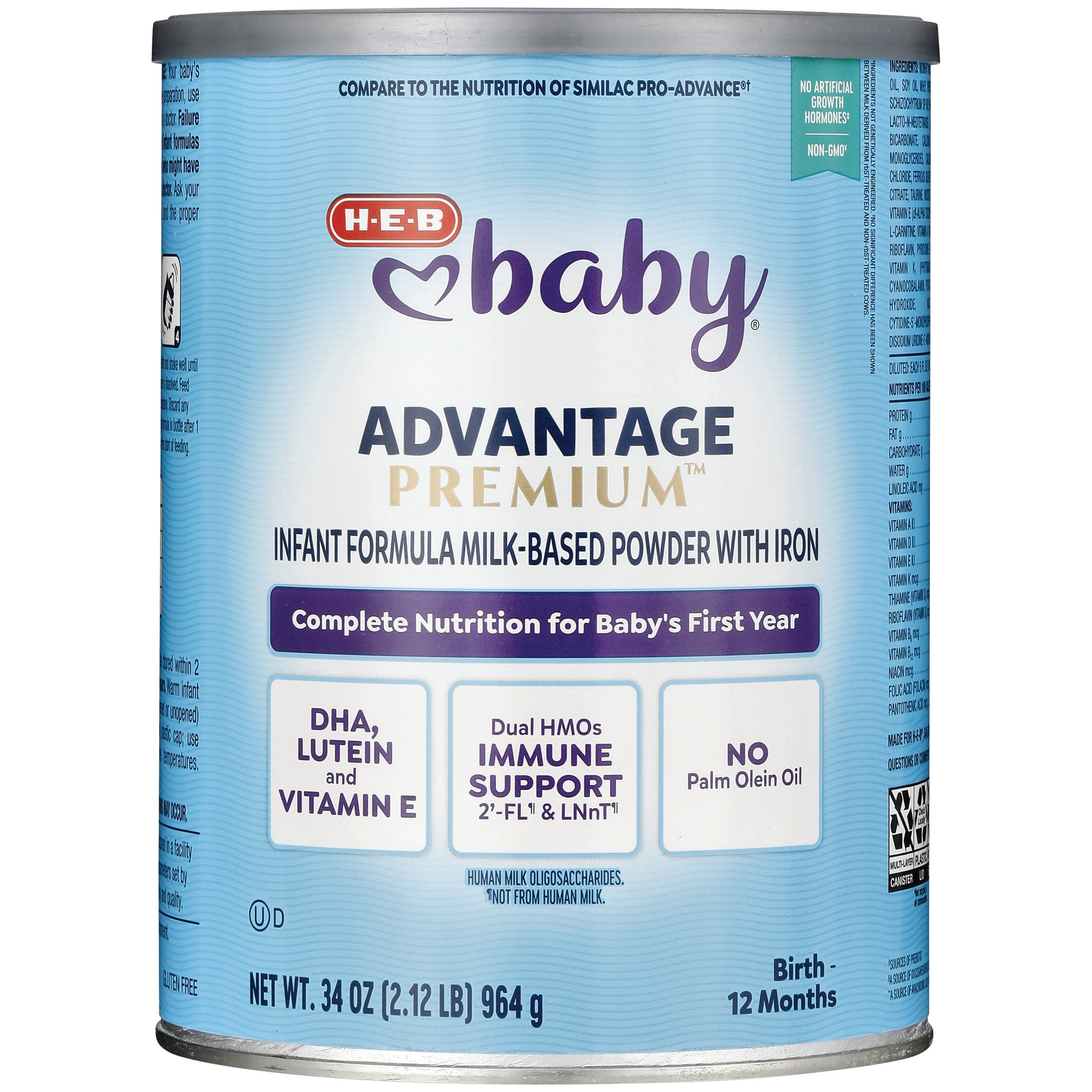 advantage baby formula