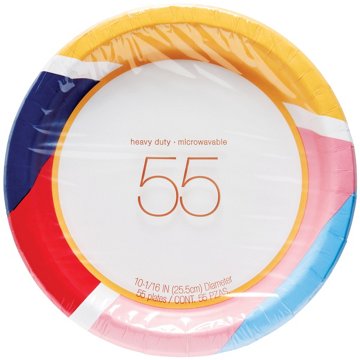 Everyday 10 in Paper Plates, 55 ct
