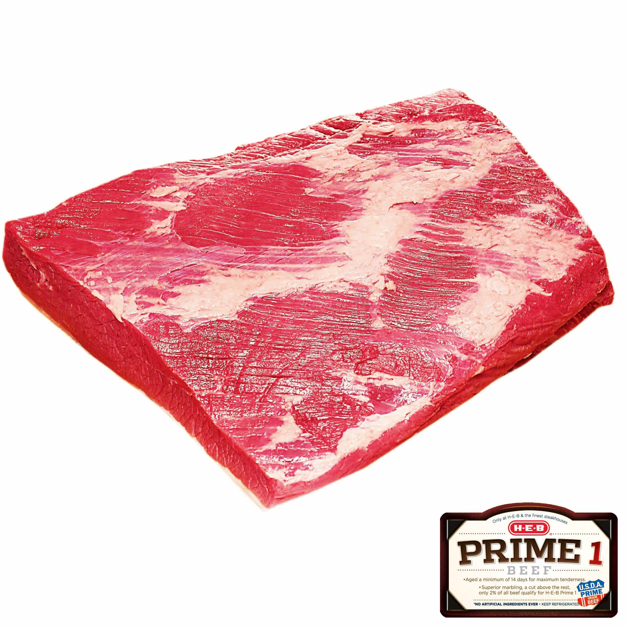 HEB Prime 1 Trimmed Beef Brisket Flat Shop Beef at HEB
