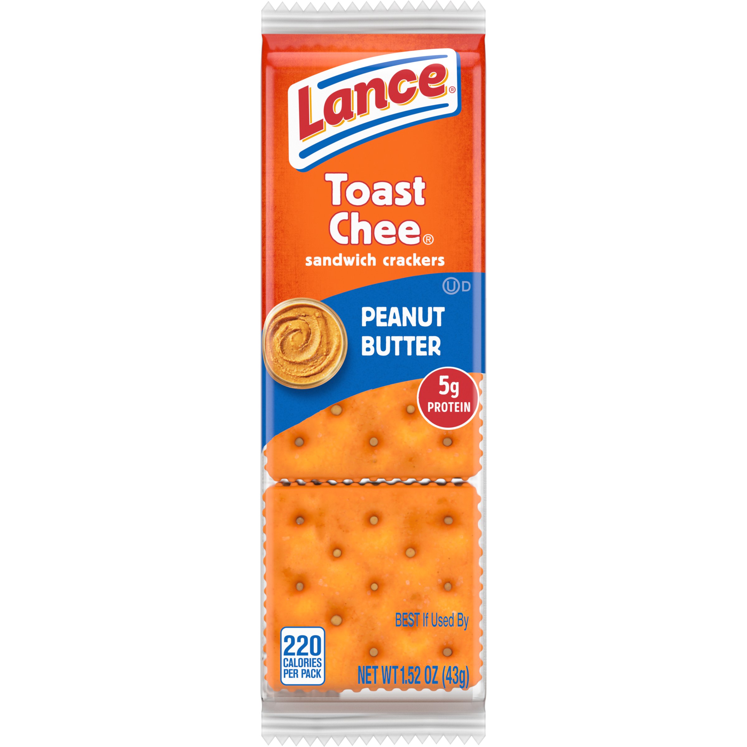 Lance Toast Chee Peanut Butter Cracker Sandwiches Shop Crackers