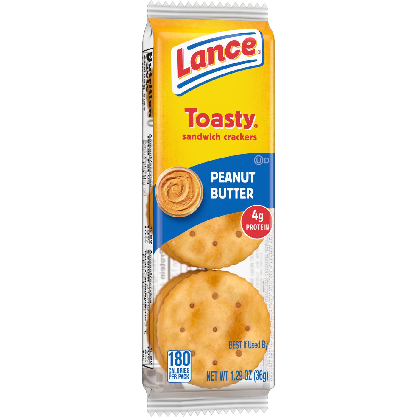 Lance Toasty Peanut Butter Sandwich Crackers; image 6 of 10