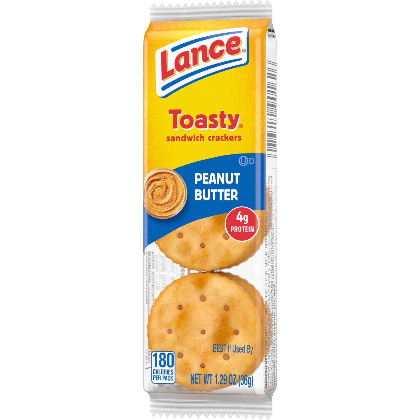 Lance Toasty Peanut Butter Sandwich Crackers; image 10 of 10