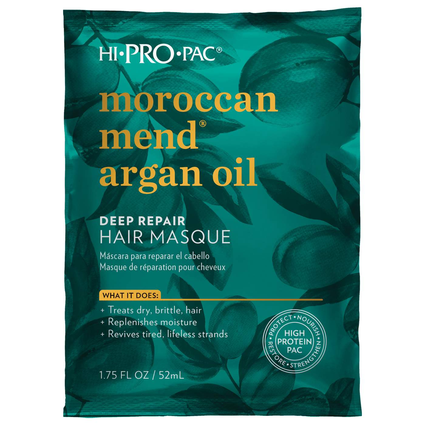 Hi Pro Pac Moroccan Mend Argan Oil Deep Repair Masque; image 1 of 2