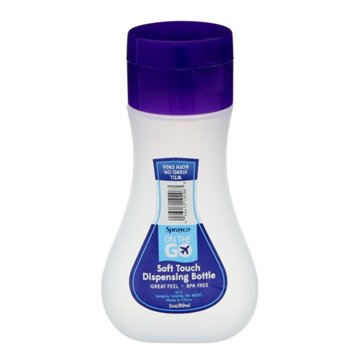 Sprayco Travel Size Soft Touch Dispensing Bottle