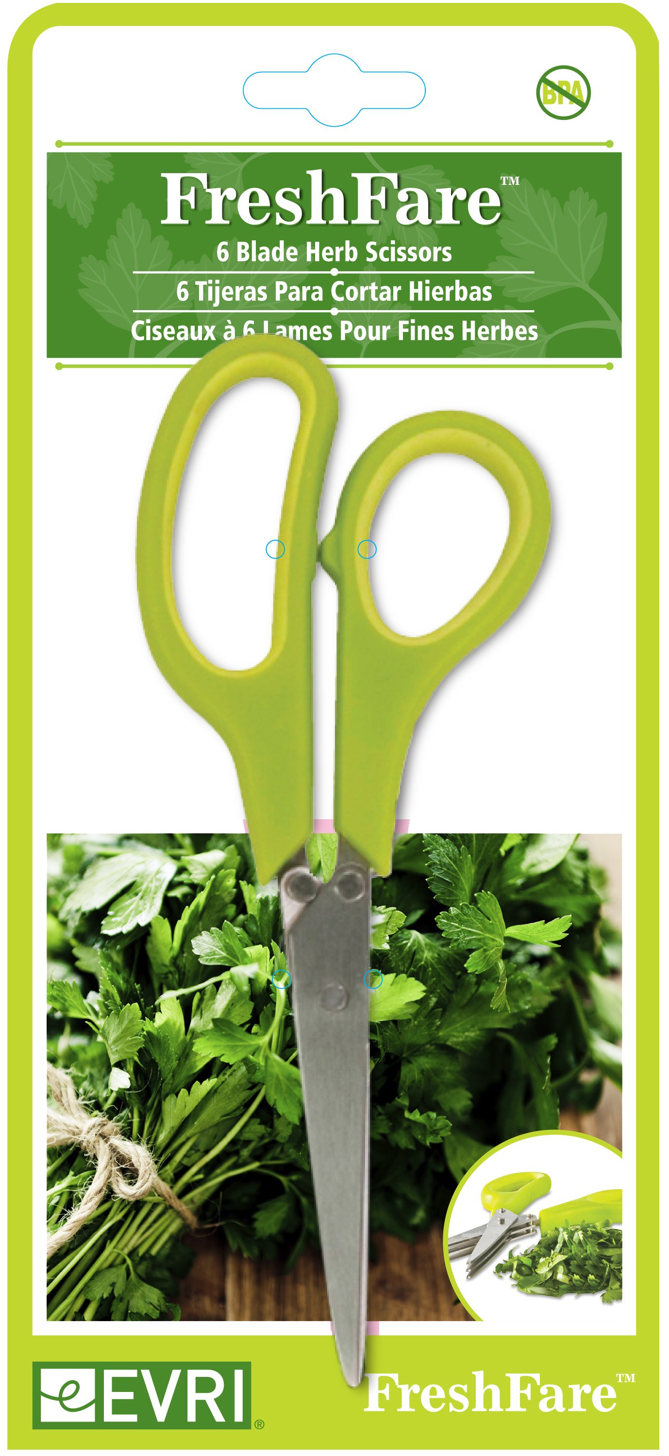 Evriholder FreshFare 6 Blade Herb Scissors - Shop Kitchen Shears