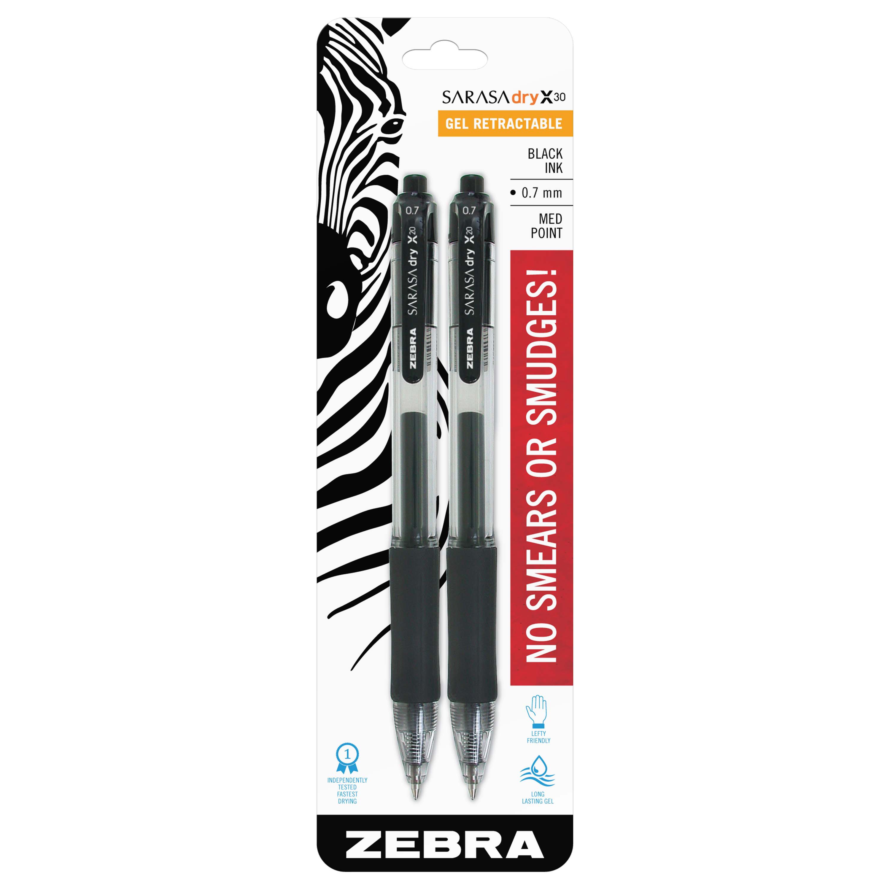 Zebra Pen Sarasa Dry X20 0.7Mm Black Shop Pens at HEB