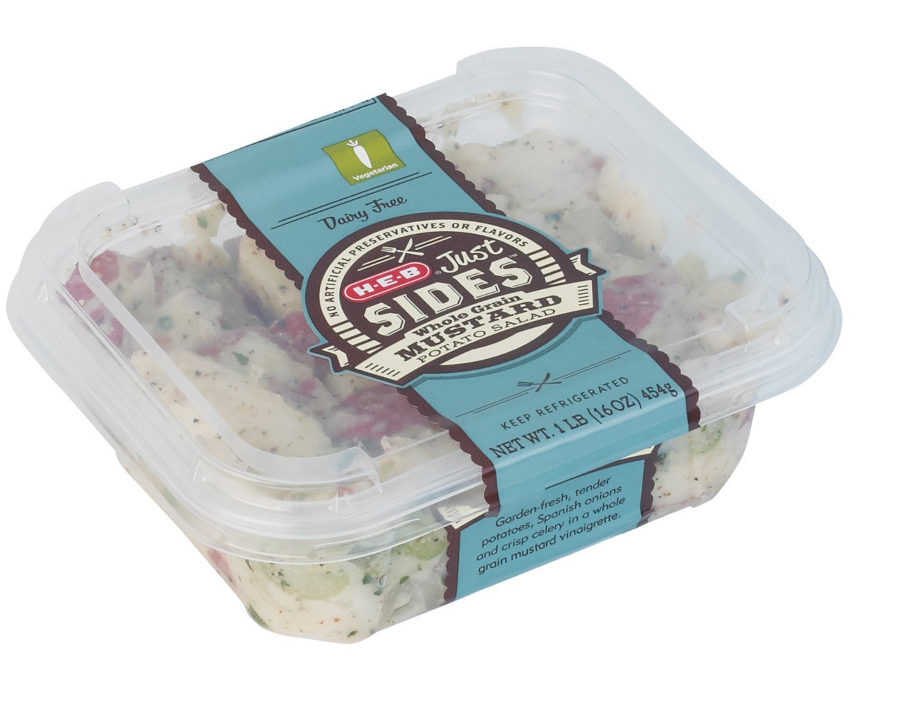HEB Just Sides Whole Grain Mustard Potato Salad Shop Entrees