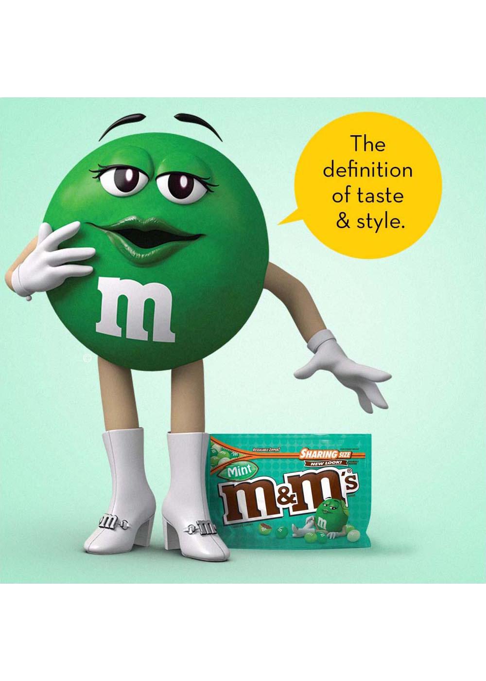 M&Ms Mint Dark Chocolate Candy Sharing Size 9.6oz Bag (Pack of 3)