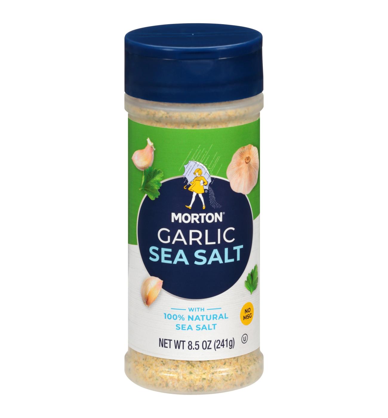 Morton Garlic Sea Salt; image 1 of 6