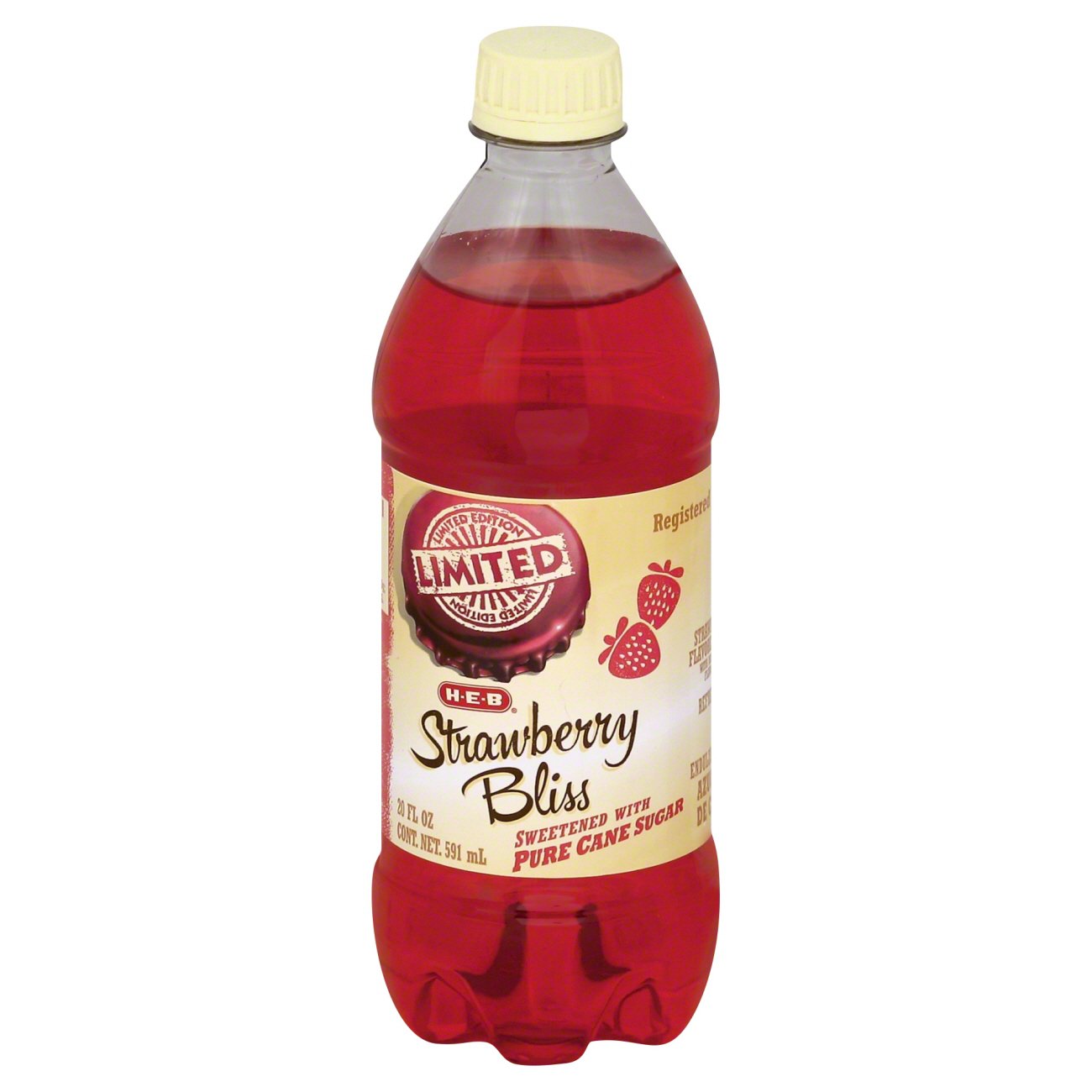 HEB Strawberry Bliss Pure Cane Sugar Soda Shop Soda at HEB