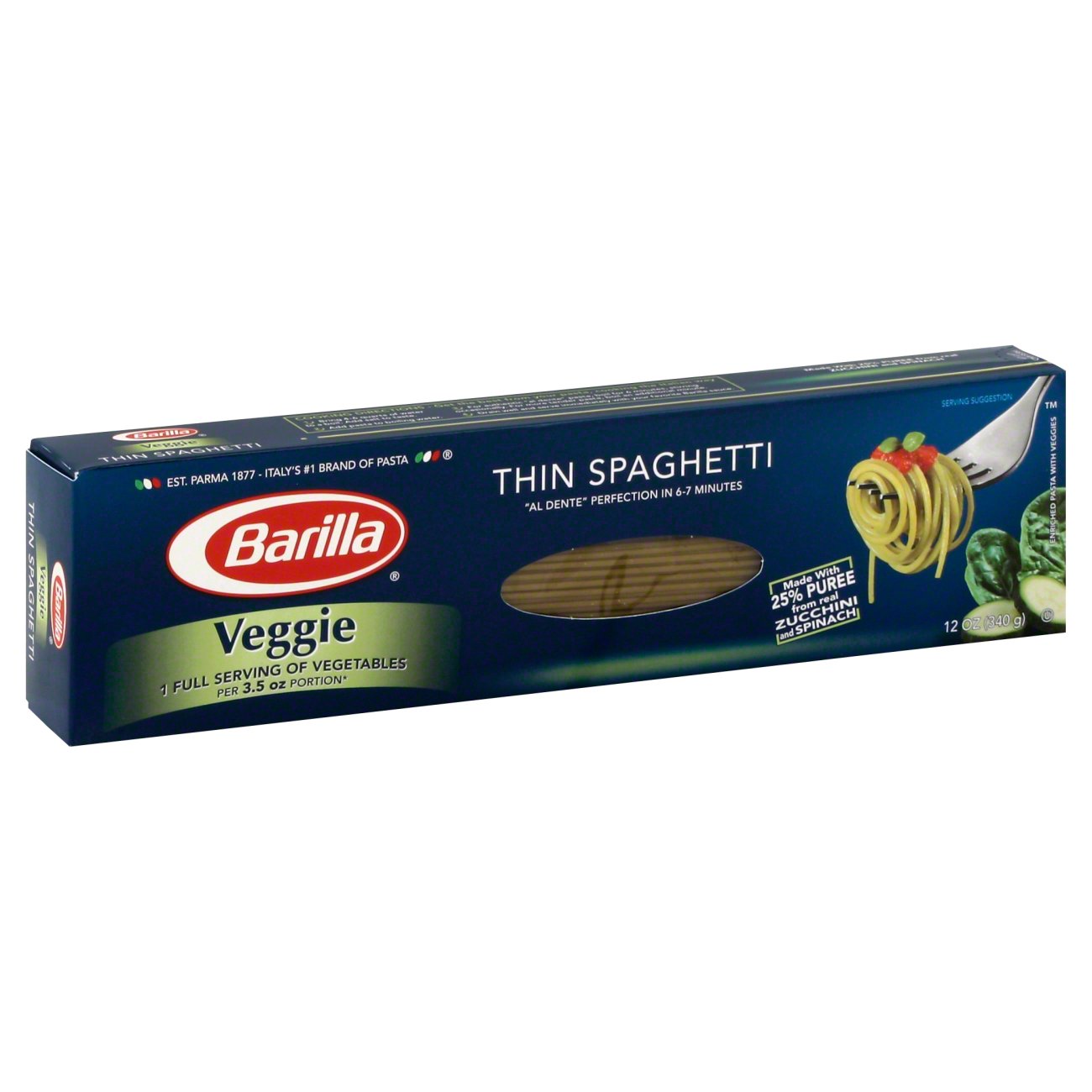 Barilla Veggie Thin Spaghetti - Shop Pasta at H-E-B