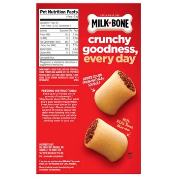 MilkBone MaroSnacks Small Dog Treats With Bone Marrow, 15 oz