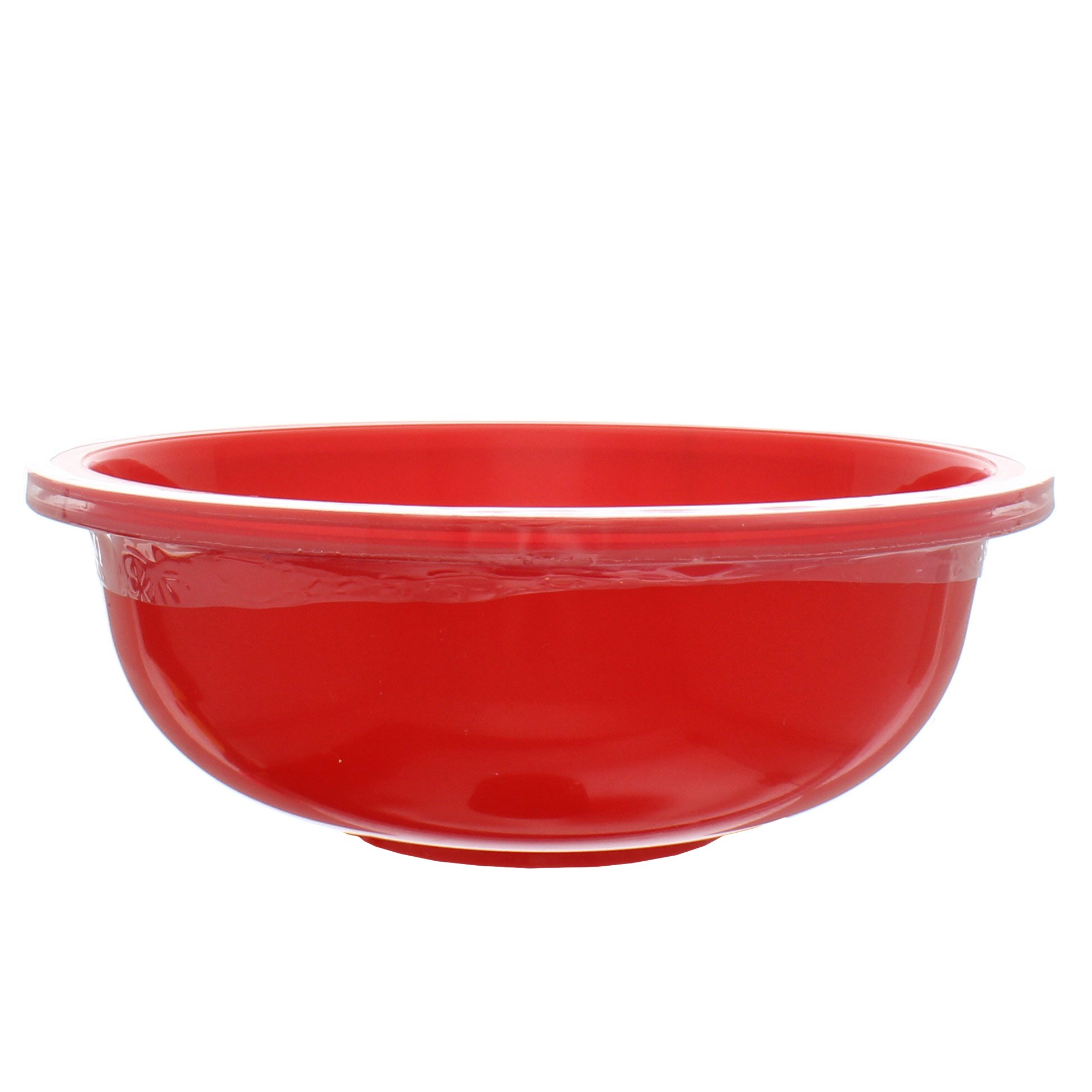 Small Red Plastic Bowl 24oz 5 1/2in