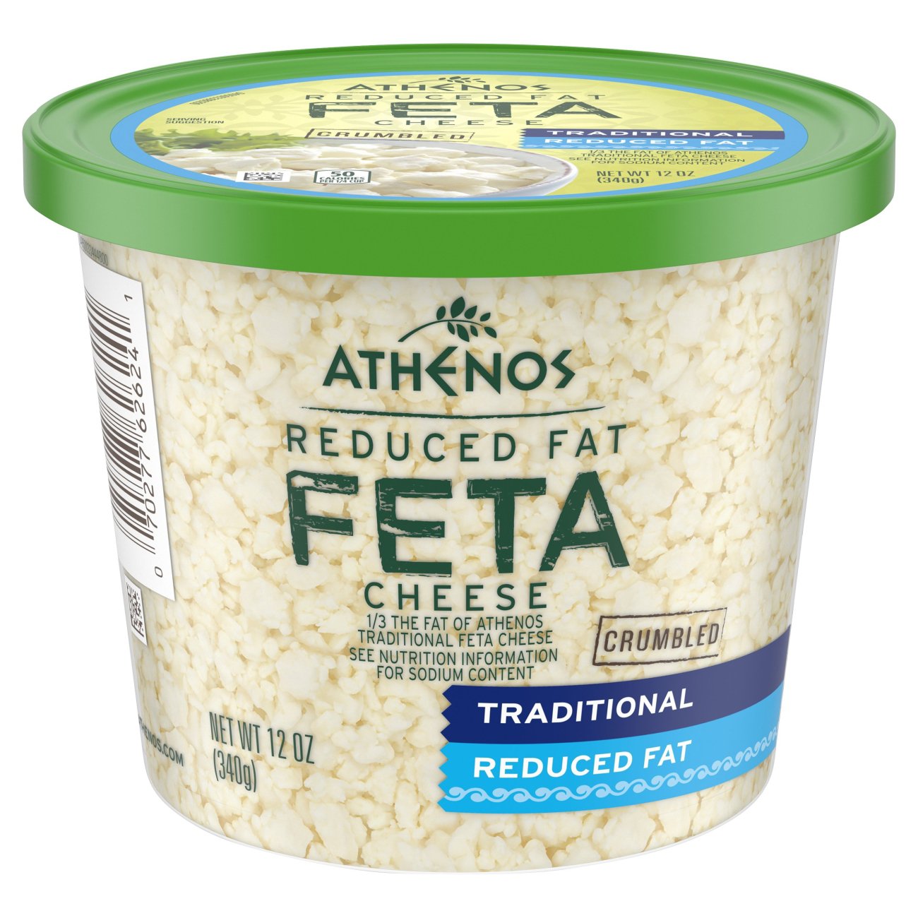 Athenos Reduced Fat Feta Cheese Crumbled - Shop Cheese At H-E-B