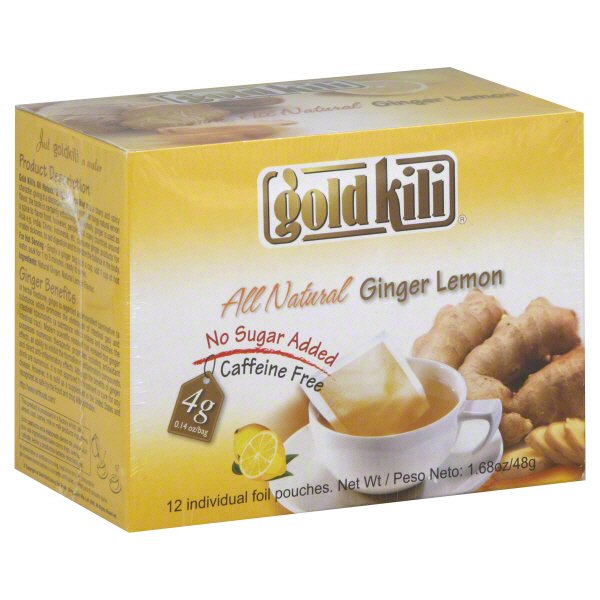 Gold Kili All Natural Ginger Lemon Tea Shop Tea at HEB