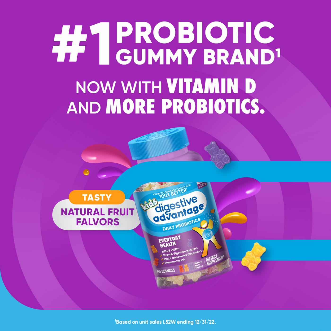 Digestive Advantage Kids Daily Probiotic Gummies; image 2 of 8