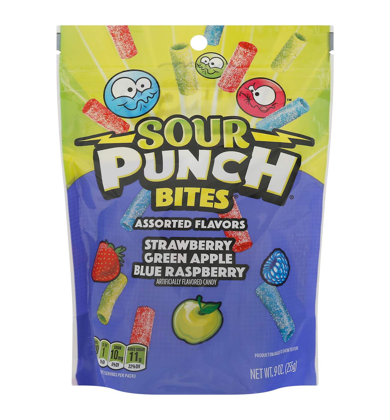 Sour Punch Bites Assorted Flavors Gummy Candy; image 1 of 5