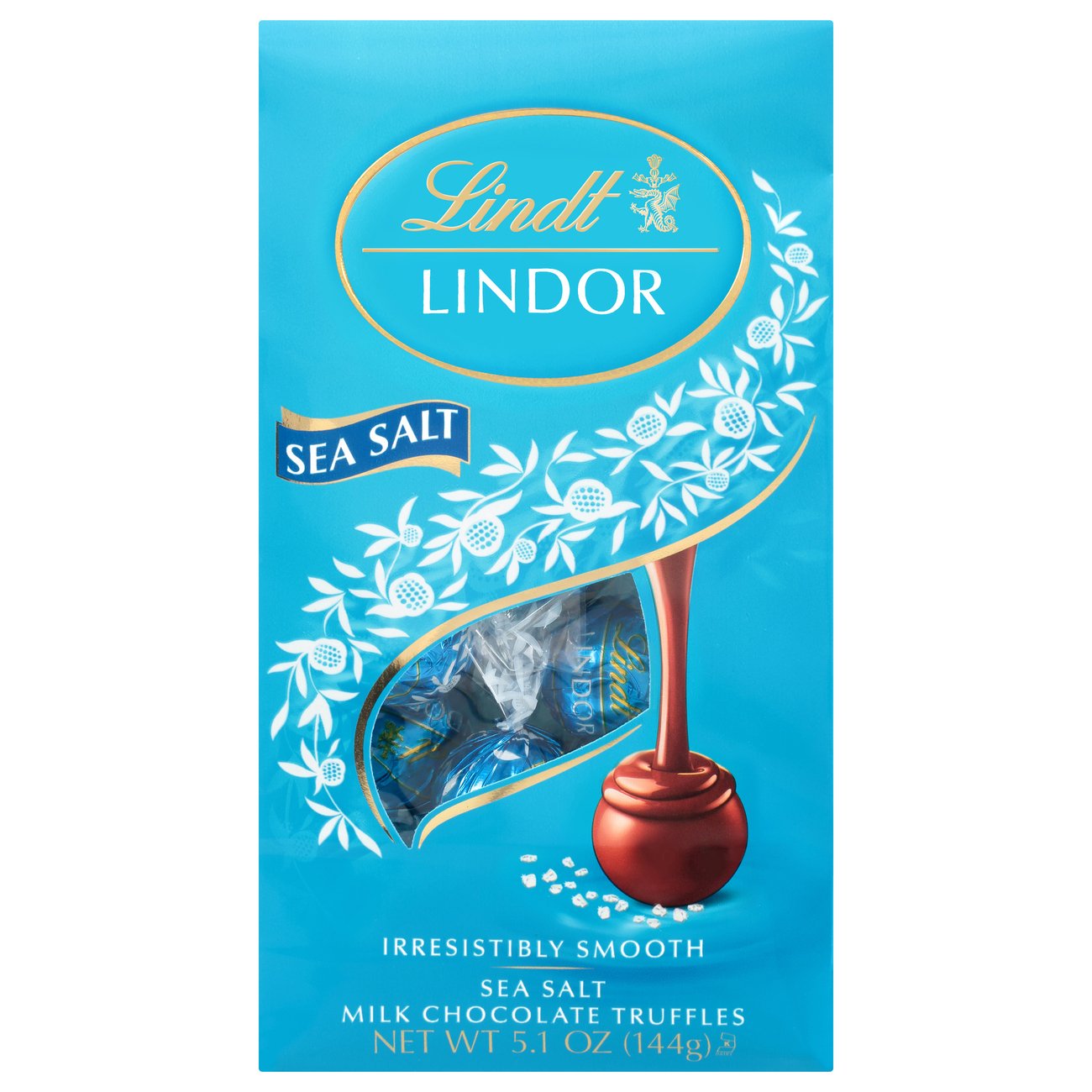 Lindt Lindor Sea Salt Milk Chocolate Truffles Shop Candy At H E B 1356