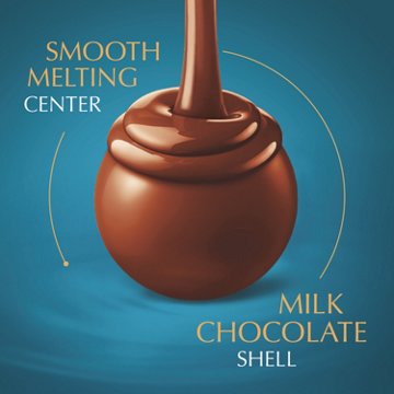 Lindt Lindor Sea Salt Milk Chocolate Truffles