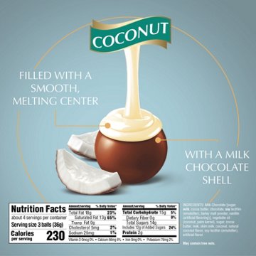 Lindt Lindor Coconut Milk Chocolate Truffles