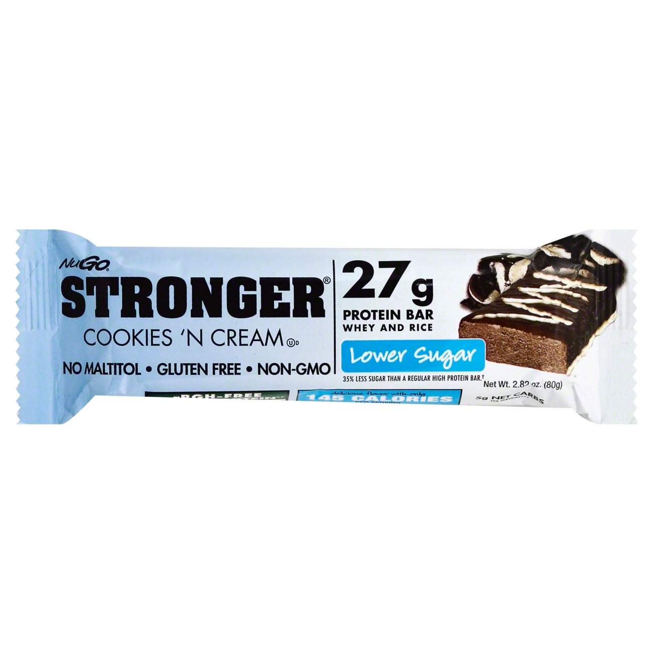 NuGo Stronger Cookies N Creme Bar Shop Granola & snack bars at HEB