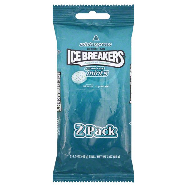 Ice Breakers Cool Wintergreen with Flavor Crystals Shop Candy at HEB